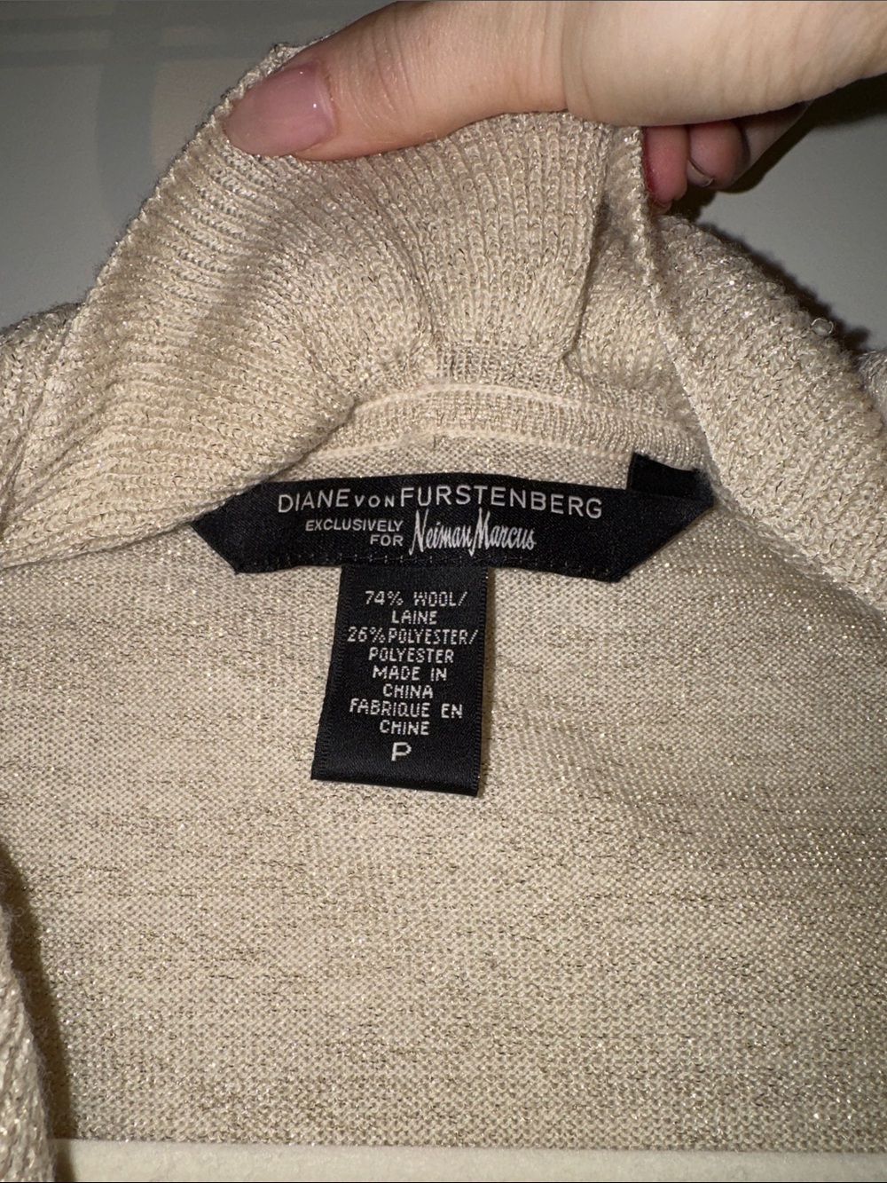 Diane von Furstenberg open-front cropped cardigan - Picture 2 of 8